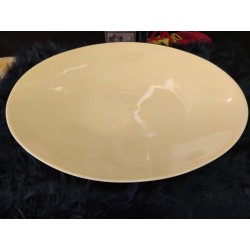 Piatto ovale colored giallo 40 cm