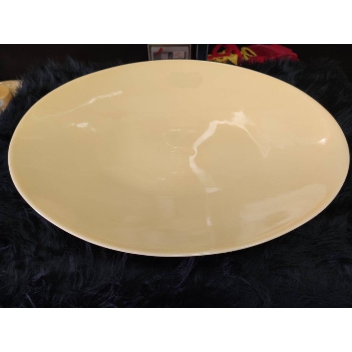 Piatto ovale colored giallo 40 cm | CarinCasa