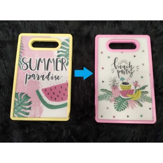 Tagliere in pp decoro beachparty 16 x 25 cm | CarinCasa