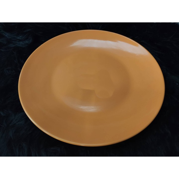 Piatto piano taormina orange 27 cm | CarinCasa