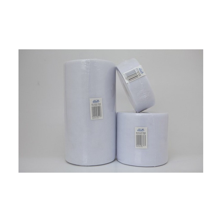 Rot.tulle cm.12.5 mt.100 bianco | CarinCasa