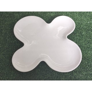 Piatto Quadrifoglio in porcellana cm 25X25 Tendence Tognana…