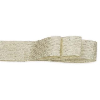 Nastro cotone perla mm10x25mt panna | CarinCasa