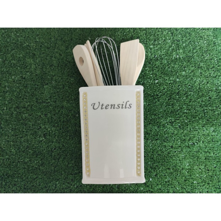 Porta utensili con 5 utensili Incanto Petite