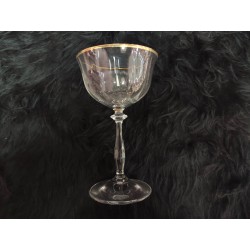 Calice martini angela ottico filo oro 9 x 17 cm