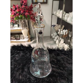 Bottiglia angela ottico filo oro 13 x 36 cm | CarinCasa