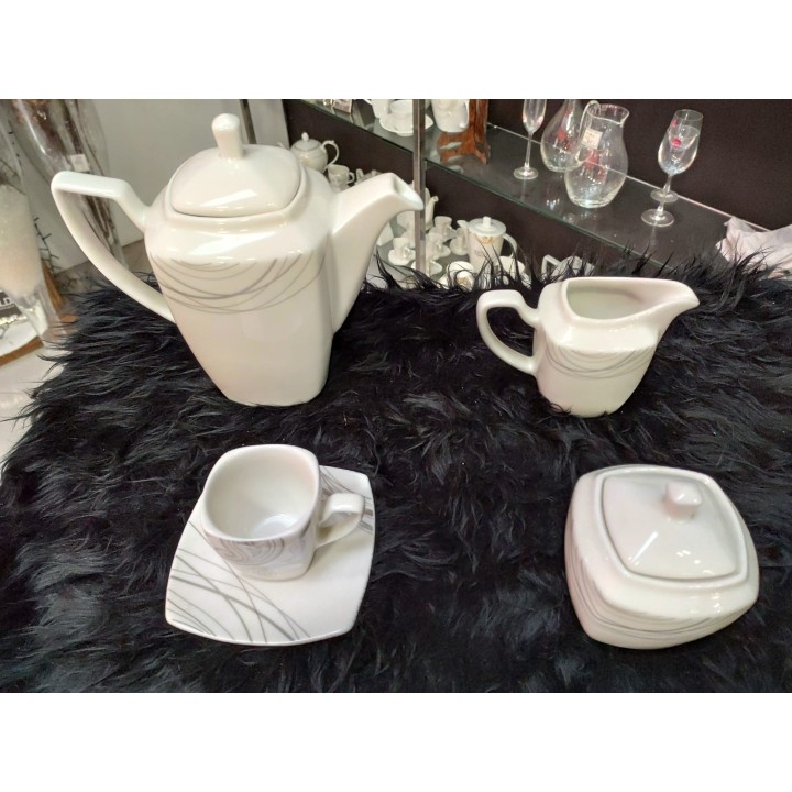 Servizio da caffè 27 pezzi new extro grey | CarinCasa