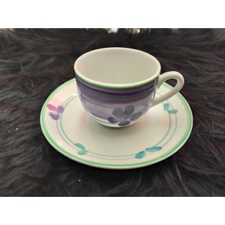 Patti viola confezione 6 tazze caffè con piattino 100 cc |…