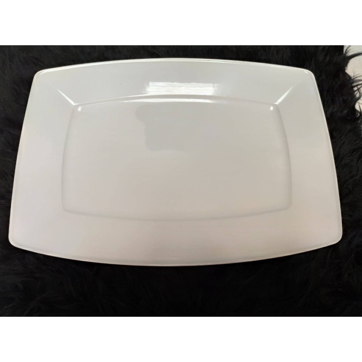 Piatto ovale victoria white 38 x 27 cm | CarinCasa