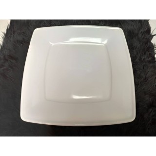 Piatto portata victoria white 32 x 32 cm | CarinCasa