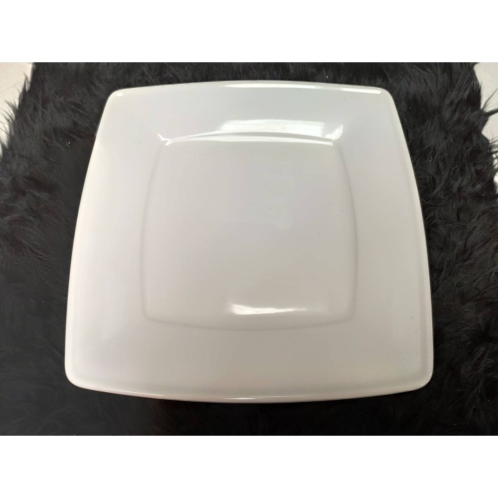 Piatto portata victoria white 32 x 32 cm | CarinCasa
