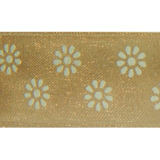 Nastro org. Flower mm20x25 mt tortora | CarinCasa