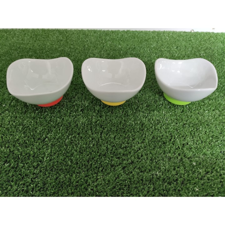 Silicon color set 3 ciotoline 10 x 5 cm | CarinCasa