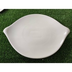 Ovale a piroga in porcellana linea tendence tognana 31 x 24 cm