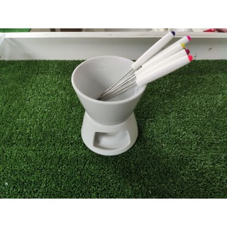 Set 2 pezzi fonduta + forchette 12 x 15 cm | CarinCasa