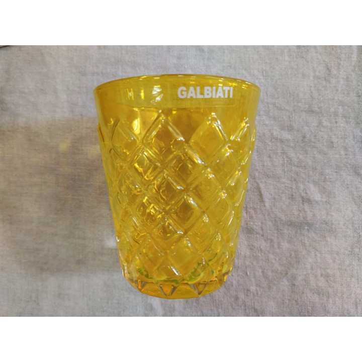 Bicchiere Caro gotto giallo 8 x 10 cm | CarinCasa