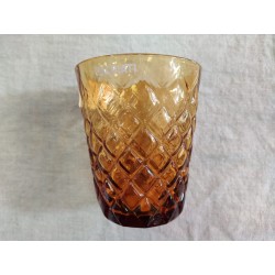 Bicchiere Caro gotto ambra 8 x 10 cm