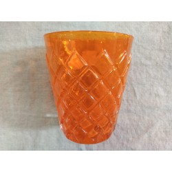 Bicchiere Caro gotto arancio 8 x 10 cm