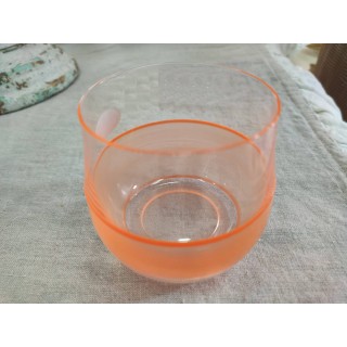 Bicchiere Flo' orizzonte arancione 230 ml 8 x 7,5 cm |…