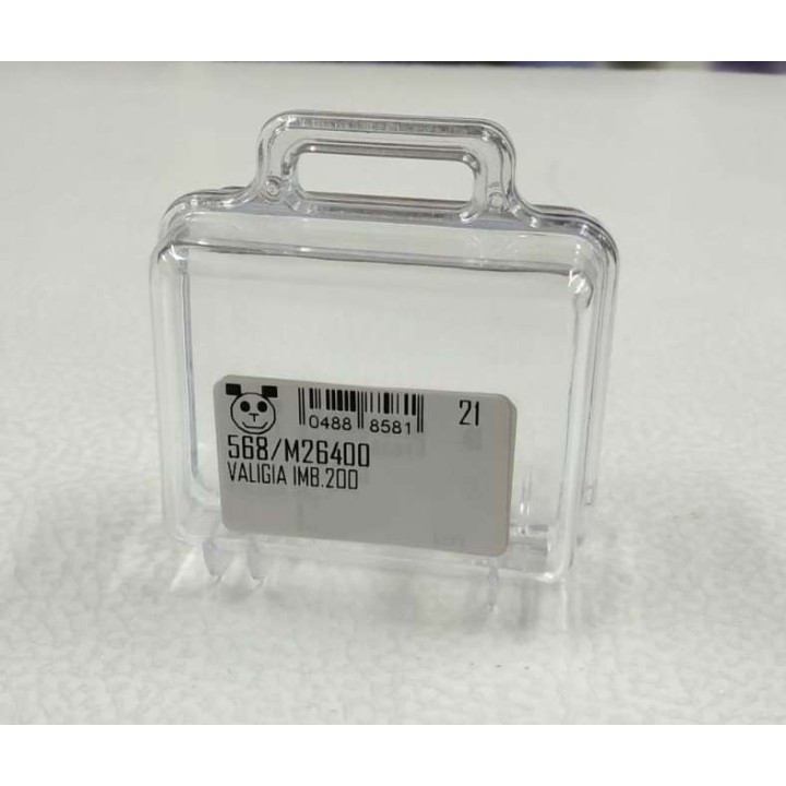 Valigia in plexiglass 6,5X6,5X3 CM | CarinCasa