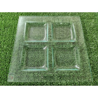 Piatto units 4 scomparti 25 x 25 cm | CarinCasa