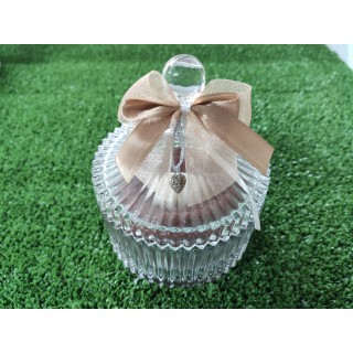 Scatola con asciugamani marrone e sapone 10 x 13 cm |…