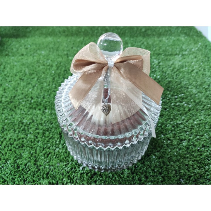 Scatola con asciugamani marrone e sapone 10 x 13 cm |…