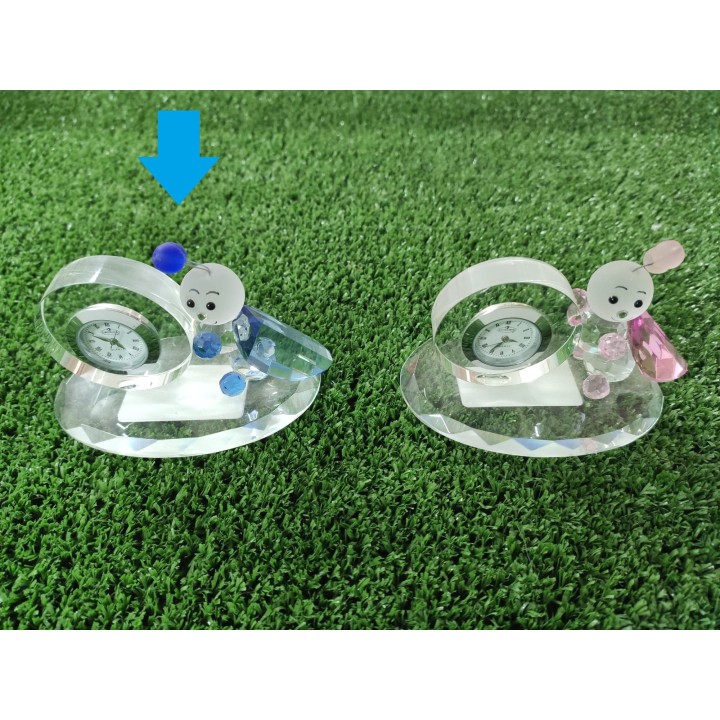 Orologio small grillo blu 9 x 6 cm | CarinCasa