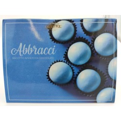 Drages abbracci celeste biscotti ricoperti cioccolato 500 gr. confetti orefice