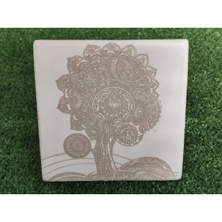 Quadro albero Iroko 14,5 x 14,5 cm | CarinCasa