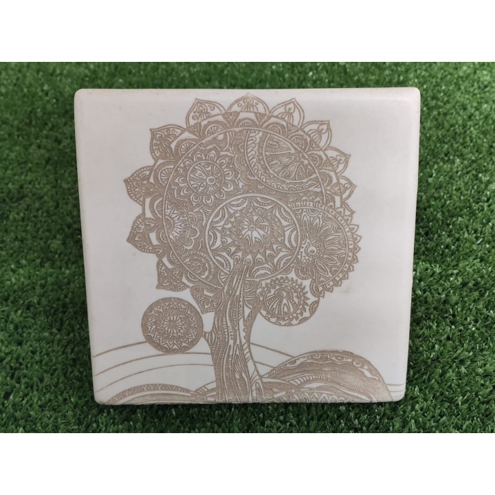 Quadro albero Iroko 14,5 x 14,5 cm | CarinCasa