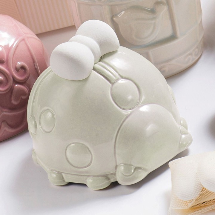 Coccinella grigio perla + diffusore fiocco+ boccetta 50ml 9…