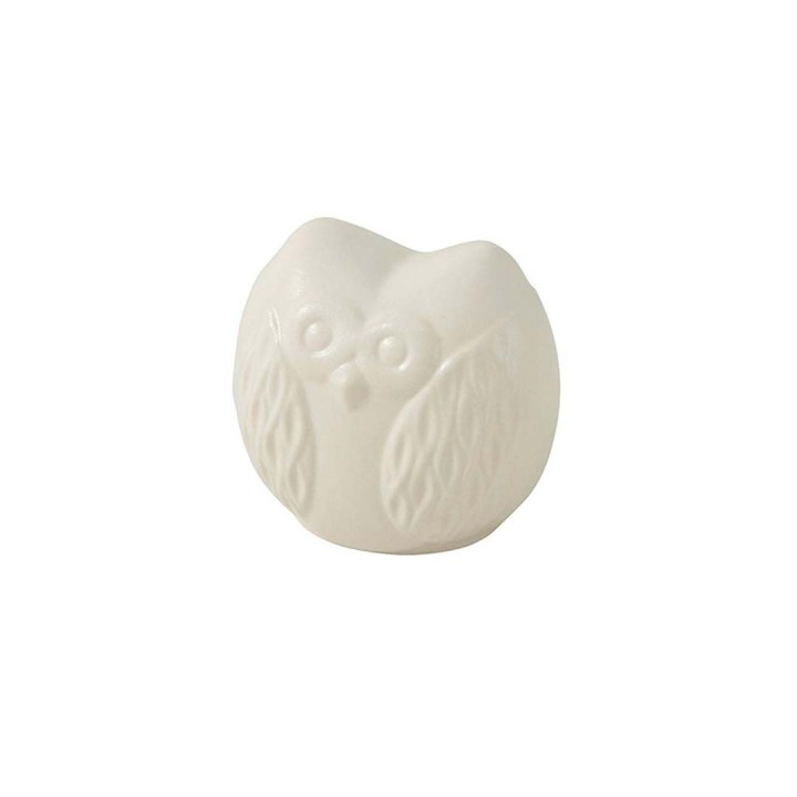 Gufo piccolo ceramica 6.5 x 4.8 x 6.3 cm | CarinCasa