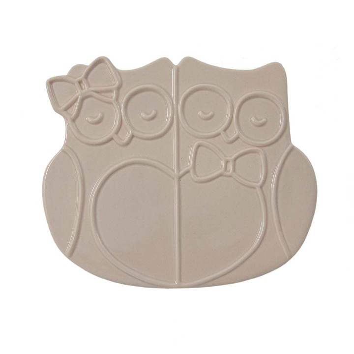 Sottopentola Gufi 3 assortiti Bianchi tortora grigio 17 x…