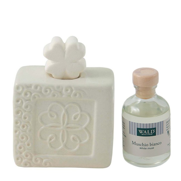 Quadrifoglio grigio perla + profumatore 50 ml muschio 8.2 x…