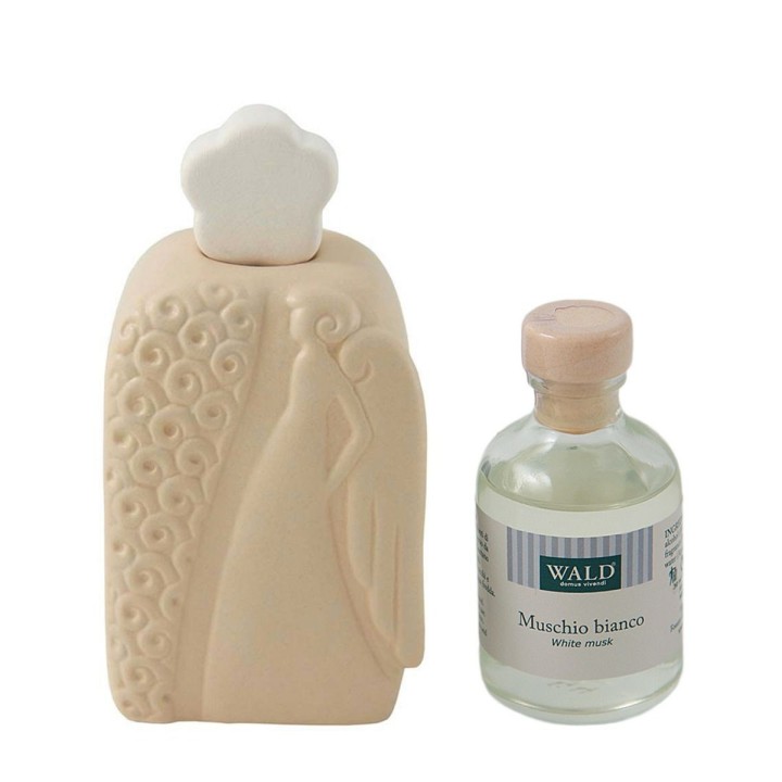 Angelo tortora mattone + boccetta 50ml muschio bianco 6.3 x…