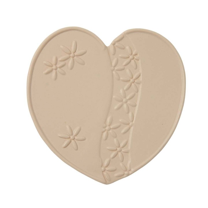 Sottopentola cuore assortito bianco tortora e grigio 16.2 x…