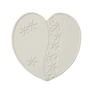 Sottopentola cuore assortito bianco tortora e grigio 16.2 x…