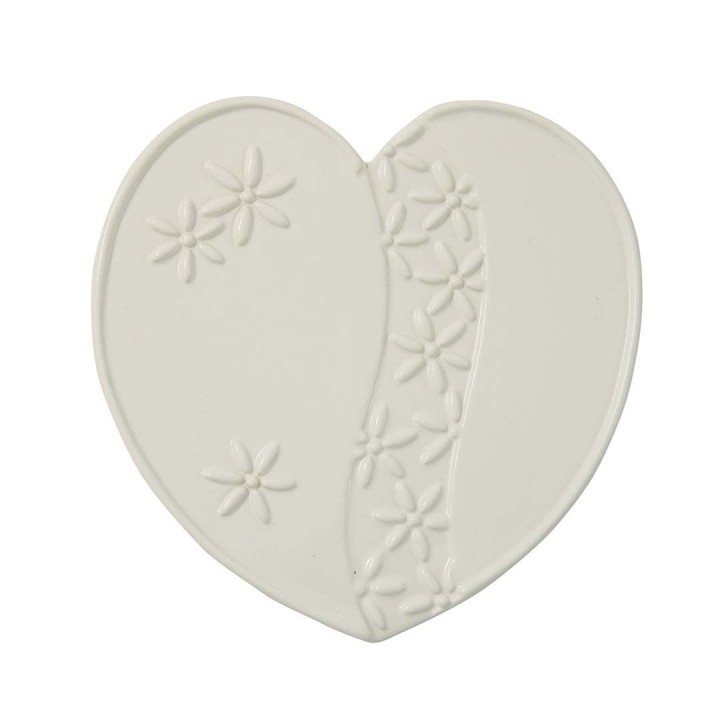 Sottopentola cuore assortito bianco tortora e grigio 16.2 x…