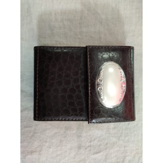 Set gioco porta carte con segnapunti cocco e argento |…