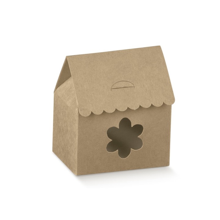 Scatola con finestrella fiore 60 x 40 x 70 mm | CarinCasa