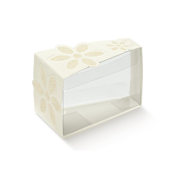 Scatola portaconfetti pezzo torta 80 x 45 x 50 mm |…