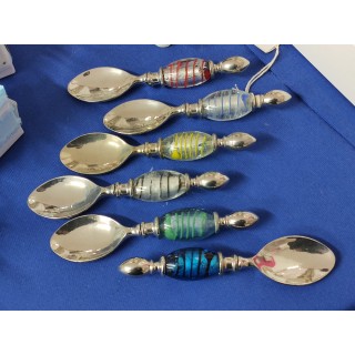 Cucchiaino nascita colori assortiti 3 x 13 cm | CarinCasa