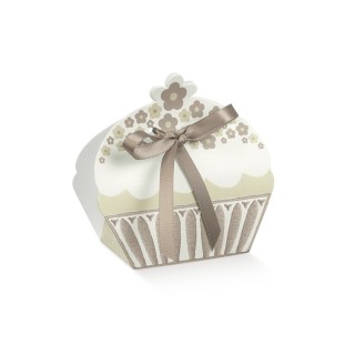 Scatola portaconfetti forma cupcake 50 x 35 x 80 mm |…