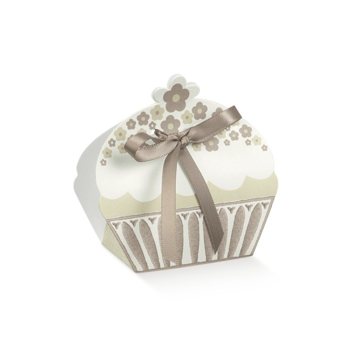 Scatola portaconfetti forma cupcake 50 x 35 x 80 mm |…