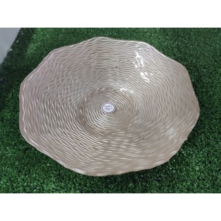 Coppa Filigrana sabbia milleusi 18 x 4 cm | CarinCasa