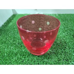 Bicchieri a pois Vino red slov 6 pezzi 8 x 8 cm