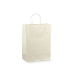 Shopper in carta goffrata con maniglia 190 x 90 x 250 mm