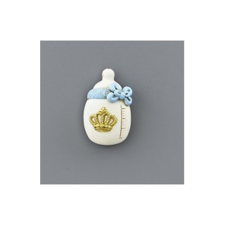 Magnete biberon celeste 4x2x5 cm | CarinCasa