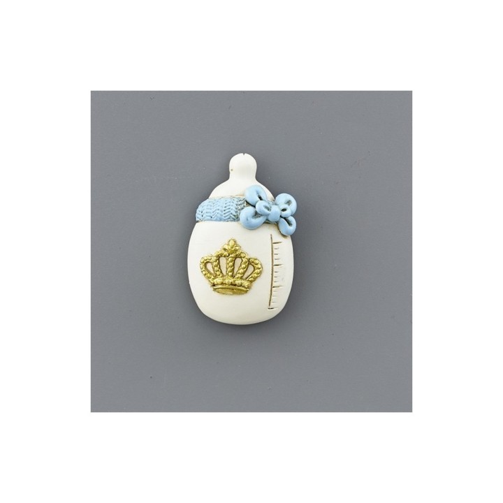 Magnete biberon celeste 4x2x5 cm | CarinCasa